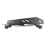 Tooq Soporte para CPU de suelo con ruedas negro - Imagen 3