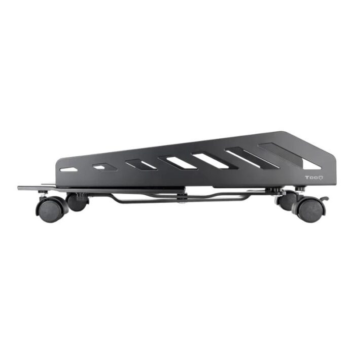 Tooq Soporte para CPU de suelo con ruedas negro - Imagen 3