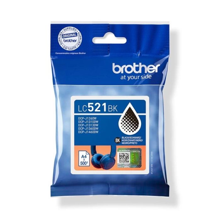 Brother Cartucho LC521BK Negro - Imagen 1