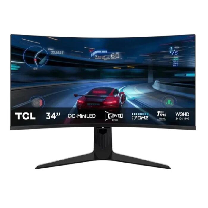 TCL 34R83Q Monitor 34" MiniLed 4K 170Hz 1ms Curv - Imagen 1