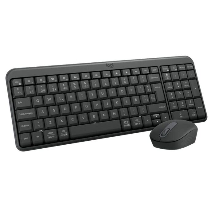 Logitech Teclado+raton MK250 bluet Negro - Imagen 3