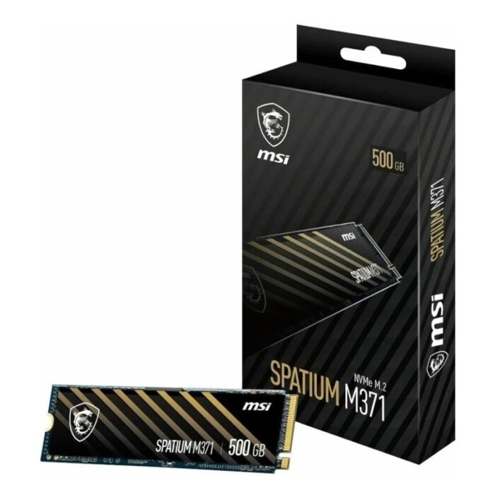 MSI SSD Spatium M371 500Gb PCIe 3.0 NVMe 2200 Mb-s - Imagen 1