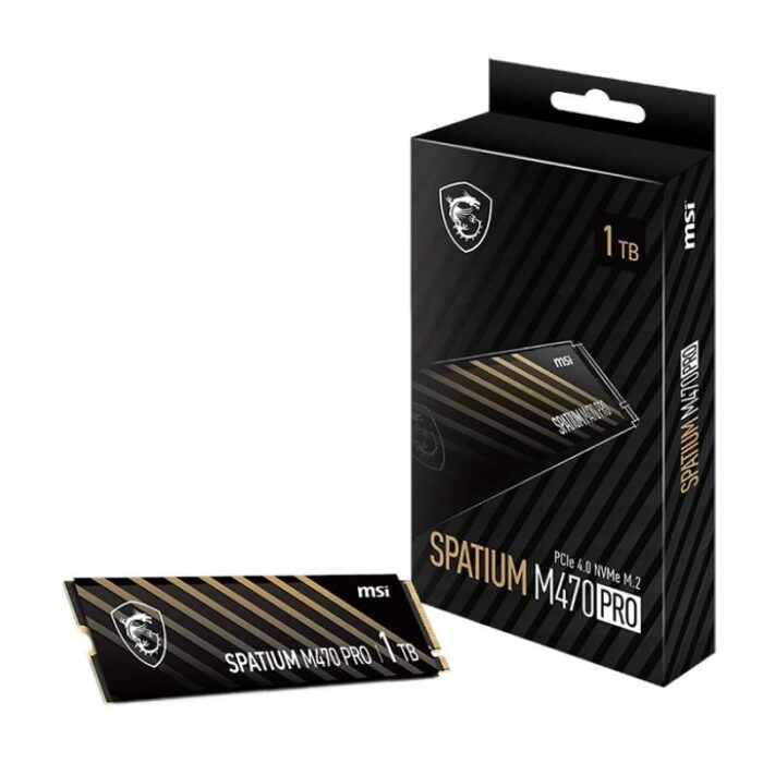 MSI SSD M470 PRO 1tb PCIe 4.0 NVMe 6000 Mb-s - Imagen 1