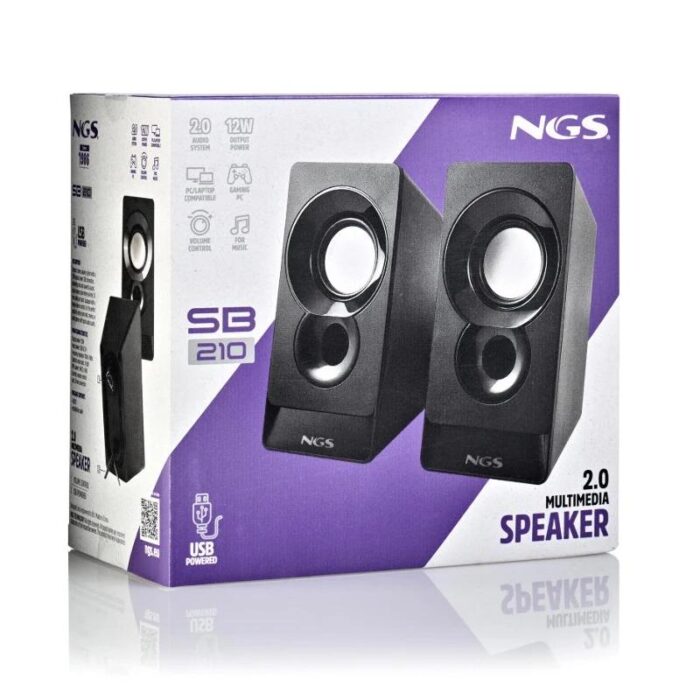 NGS Altavoz PC SB210 2.0 12W USB - Imagen 4