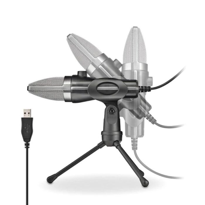NGS Micrófono PC Usb con soporte tripode - Imagen 3
