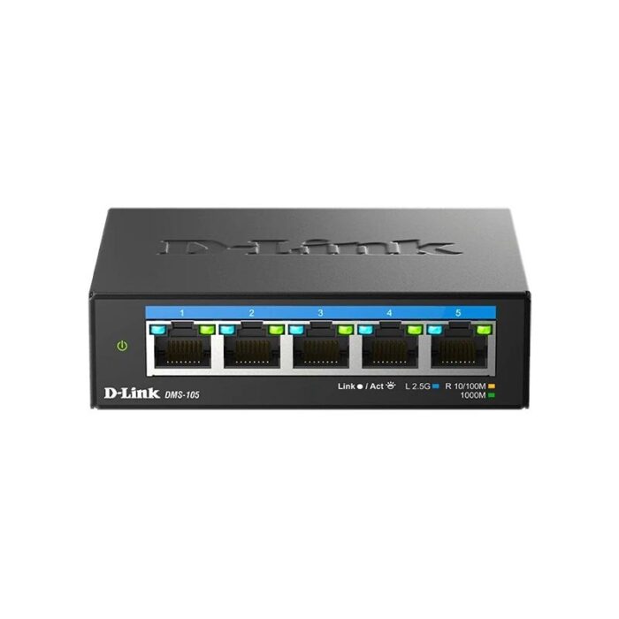 D-Link DMS-105 5x2.5MGb Unmanaged Switch - Imagen 1