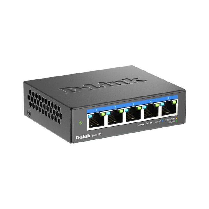 D-Link DMS-105 5x2.5MGb Unmanaged Switch - Imagen 2