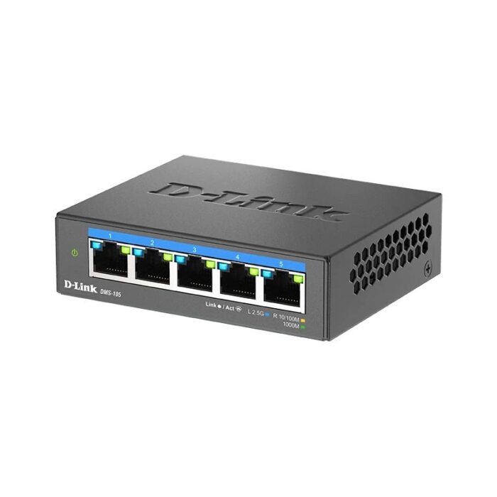 D-Link DMS-105 5x2.5MGb Unmanaged Switch - Imagen 3