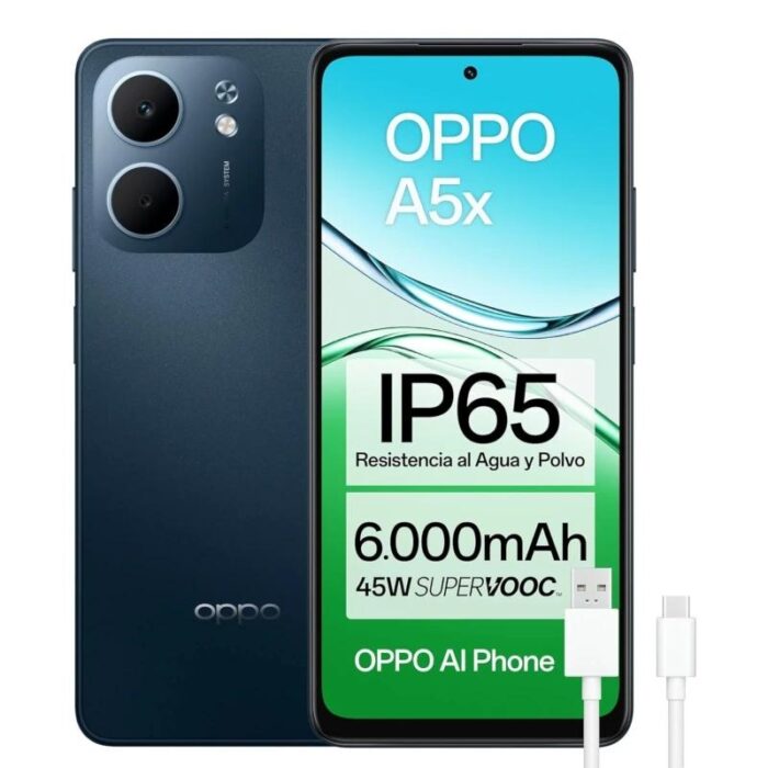 OPPO A5X 6.67" HD+ 4Gb 128Gb Midnight Blue - Imagen 1