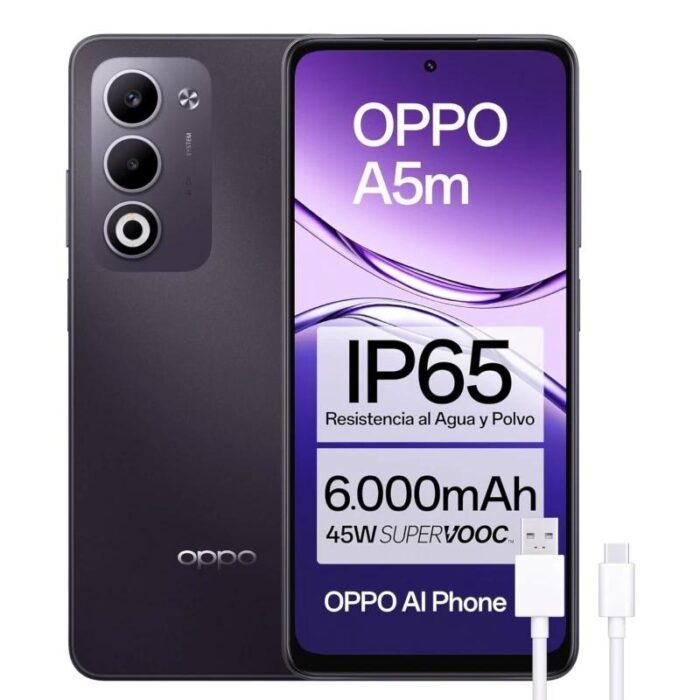 OPPO A5m 6.67" HD+ 8Gb 256Gb IP65 Dark Purple - Imagen 1